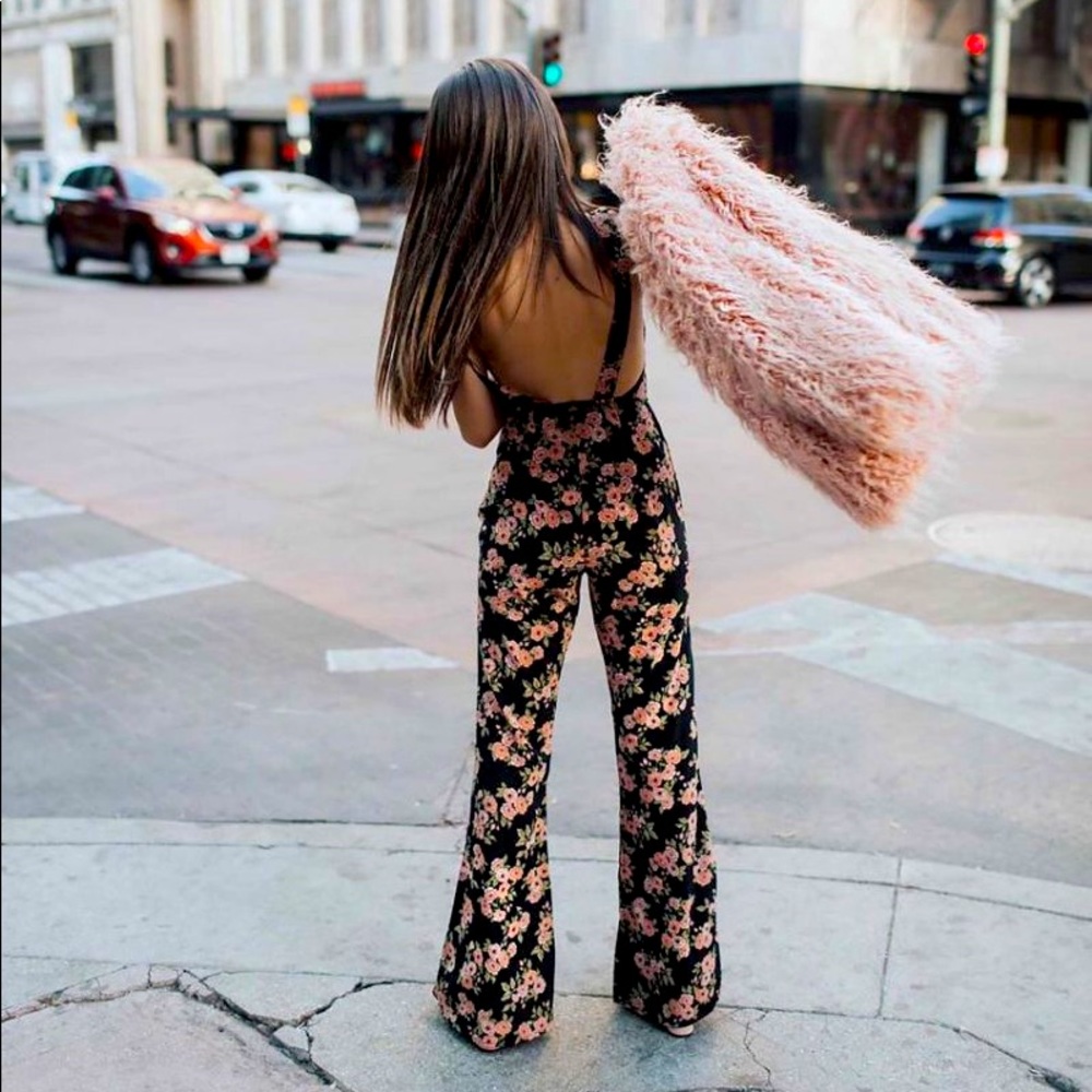 Amuse Floral Jumpsuit